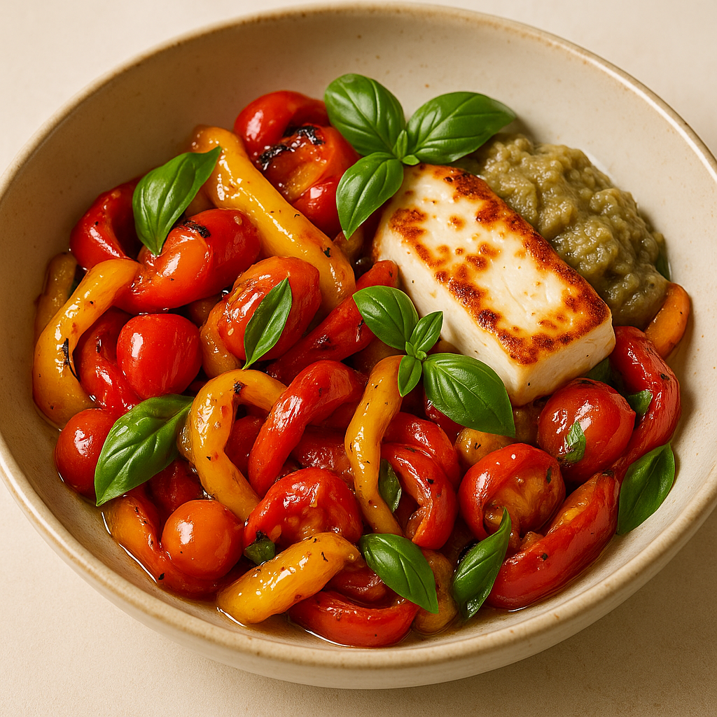 Salade de manouri grillé