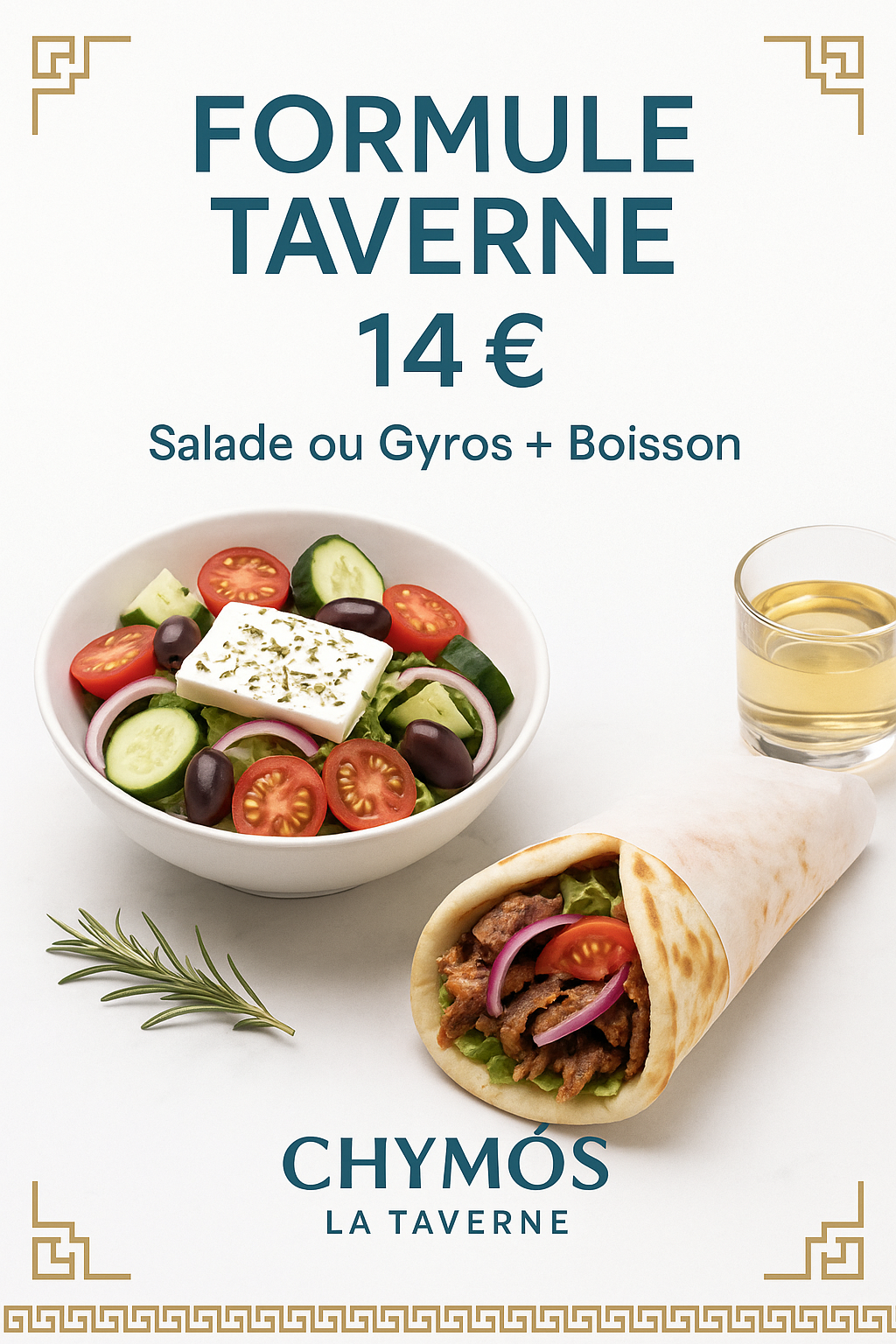 Formule Taverne 14€