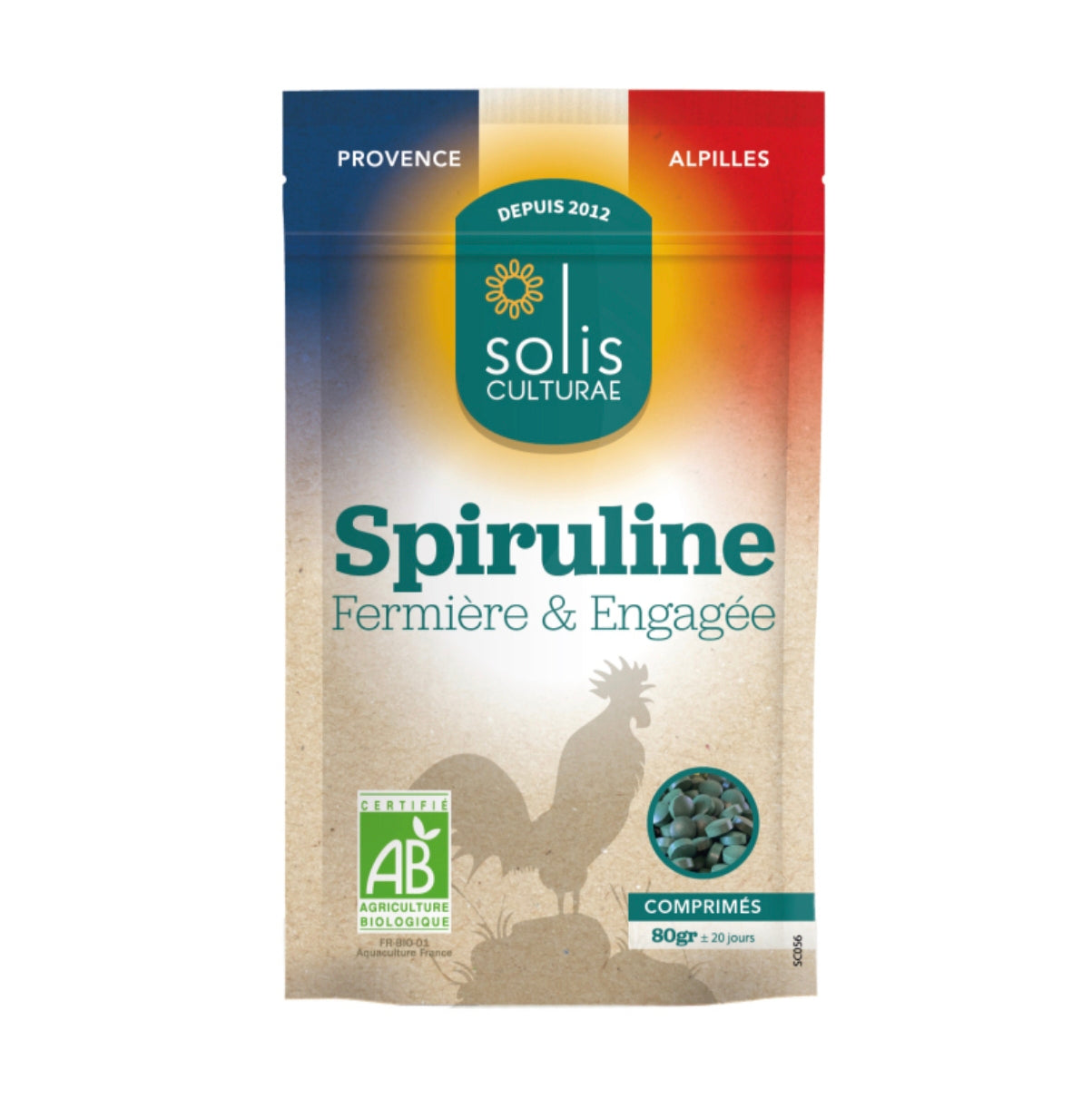 Spiruline comprimé 80g