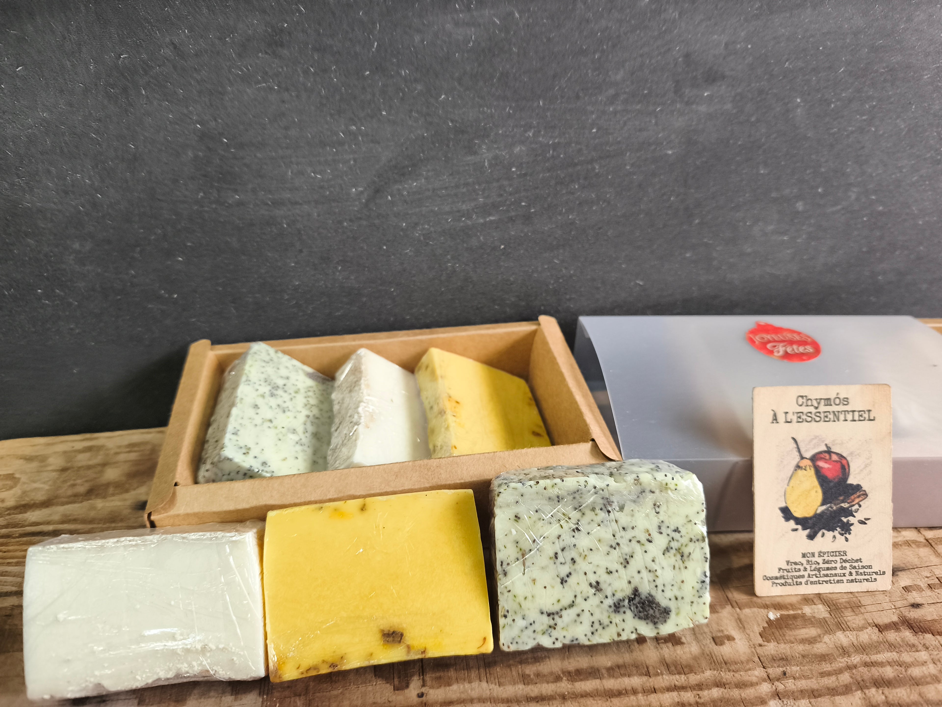 Coffret cadeau savon maison chymos